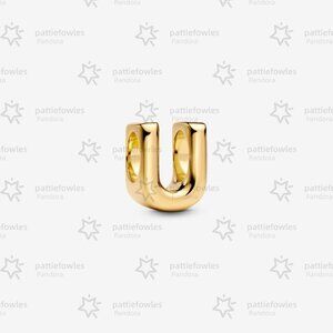Pandora Letter U Alphabet Mini Charm|Pendant
